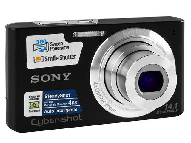 Câmera Digital Sony Cyber-Shot W610 14.1MP - LCD 2,7 Zoom Óptico